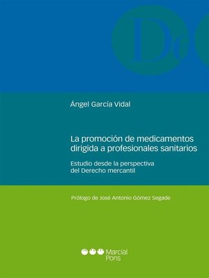 cover image of La promoción de medicamentos dirigida a profesionales sanitarios